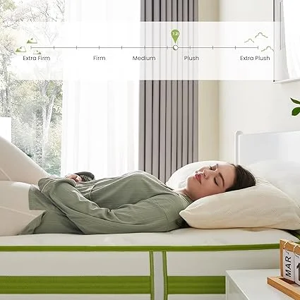 CertiPUR-US certified label on Dourxi Twin XL hybrid mattress for safety and quality