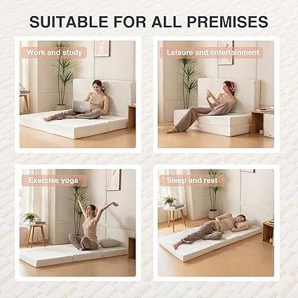 75x38x3 inch twin size folding mattress measurements
