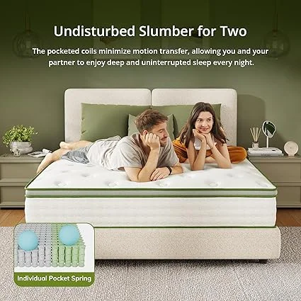 Unboxing and setting up the 12 inch EGOHOME hybrid queen mattress