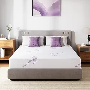 EGOHOME twin size mattress with green tea infused memory foam
