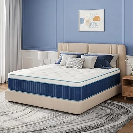 EGOHOME mattress with medium feel and enhanced motion isolation