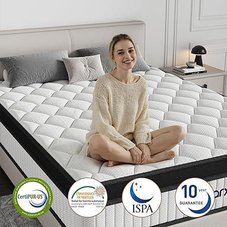 CertiPUR-US certified Elixarx queen mattress