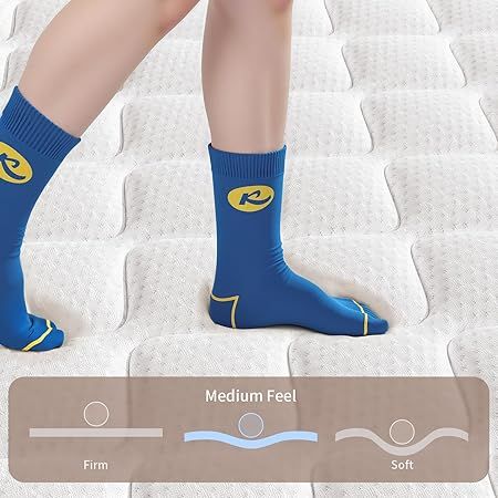 CertiPUR-US certified twin mattress offering pressure relief