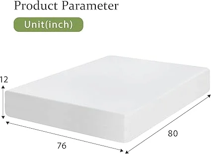 Medium firm FDW mattress providing pressure relief for comfortable sleep