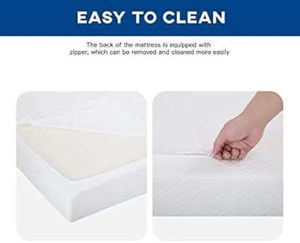 White FDW queen mattress measuring 80 inches long by 60 inches wide