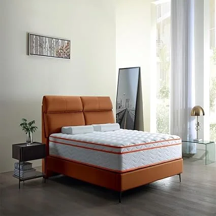FHUKMZOI Twin XL mattress (80x39 inches) setup in bedroom