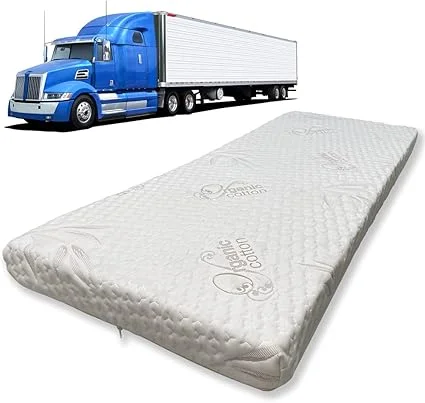 Foamma 3-inch thick high density foam mattress for semi trucks