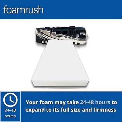 Extra firm FoamRush mattress with pressure relief support