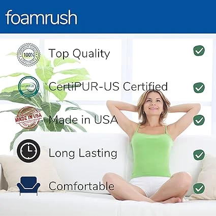 USA-made FoamRush RV mattress providing travel comfort and support