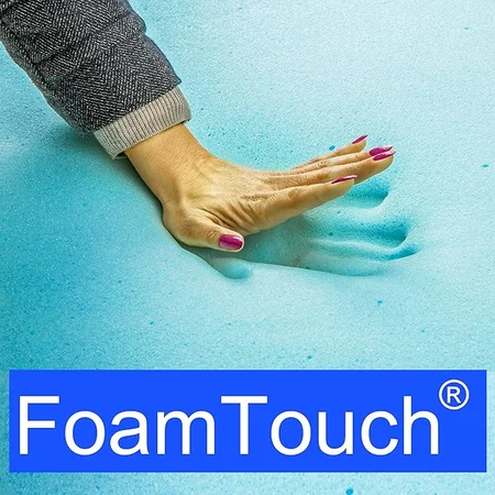 FoamTouch gel foam mattress with cooling technology for restful sleep
