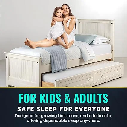 FORTNIGHT BEDDING twin mattress in a box, made in the USA for quality assurance