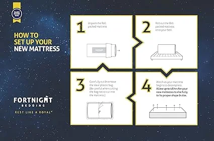 Narrow twin 30x74 inch mattress by FORTNIGHT BEDDING for folding beds and daybeds