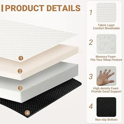 FurryWee folding mattress used as guest bed in living room