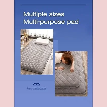 Generic single camping mattress measuring 90x200cm, compact size