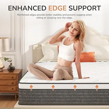 Generic CertiPUR-US certified mattress providing pressure relief for side sleeper