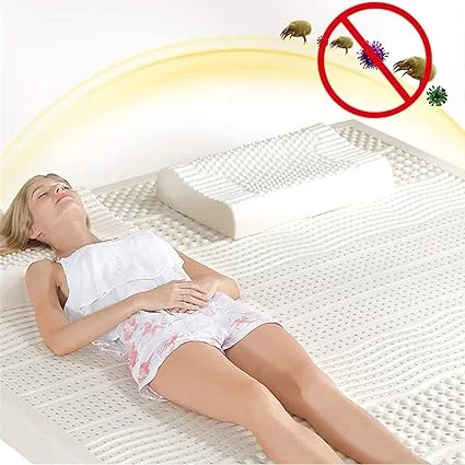 Full 54x75x4 inch natural latex mattress with cooling properties