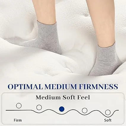 Generic mattress compressed in a box for easy delivery and setup