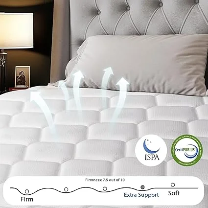 Medium firm queen mattress offering comfortable sleep and proper spinal alignment