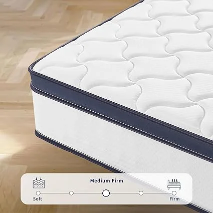 Hybrid mattress with motion isolation technology