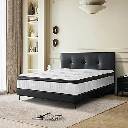 Generic twin mattress with cooling technology and memory foam layers