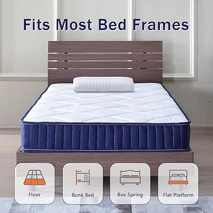 Generic twin mattress in medium soft comfort level