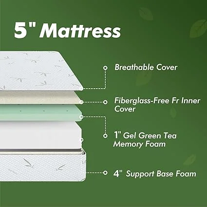 CertiPUR-US certified twin mattress delivered in a box