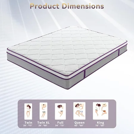 GJQ mattress in a box for easy twin bed setup
