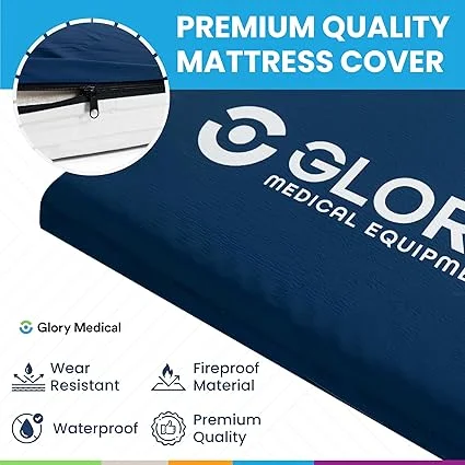 Glory Medical hospital bed mattress measuring 78 inches long by 35 inches wide