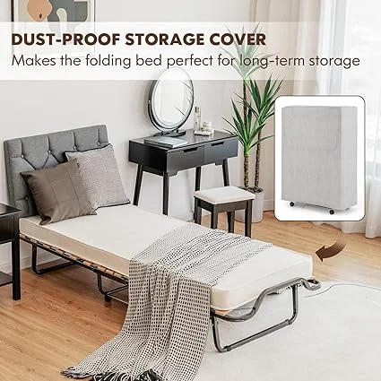 GOFLAME modern folding guest bed with clean contemporary styling