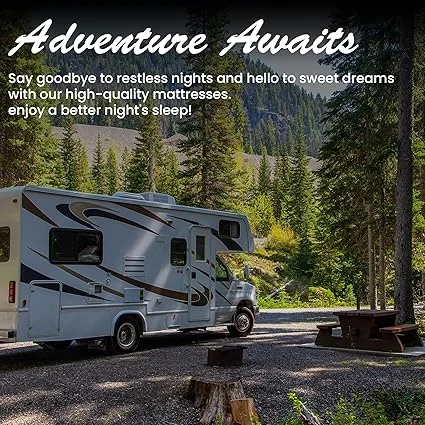 High-density foam vinyl camper mattress replacement by Greaton