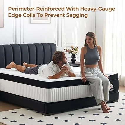 CertiPUR-US certified Hianab hybrid mattress delivered in a box