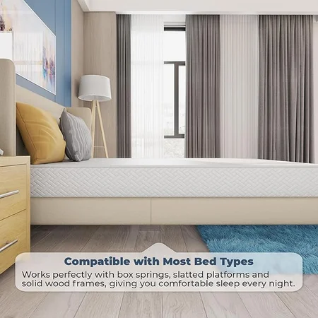 6 inch HomeLife mattress with tight top hybrid construction