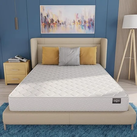 HomeLife Queen hybrid mattress with pocket coils and tight euro top