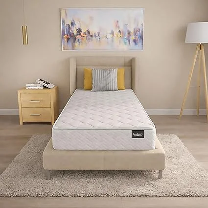 HomeLife twin mattress with medium firm hybrid construction and pocket coil support system