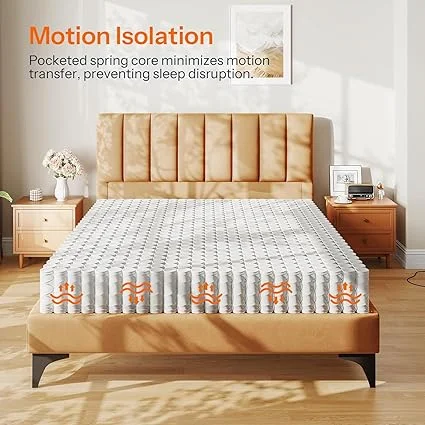 HOOBRO mattress in a box for easy setup and convenient shipping