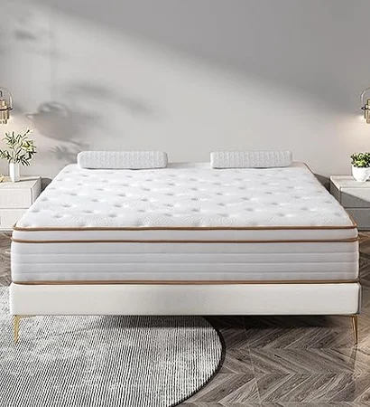 Huyamy mattress compressed in a box for easy delivery and setup