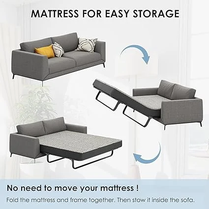 HYLZVN CertiPUR-US certified sofa bed mattress for daybeds and guest rooms