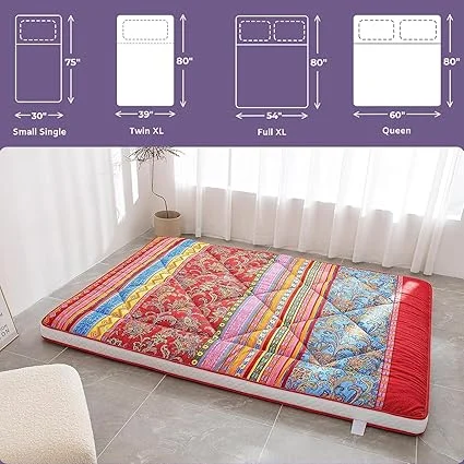 INFINICE foldable sleeping mat in Full-XL size, perfect for guest rooms