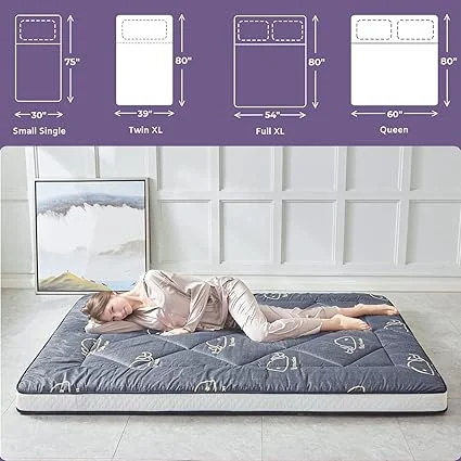 Queen size INFINICE tatami mat with whale pattern design