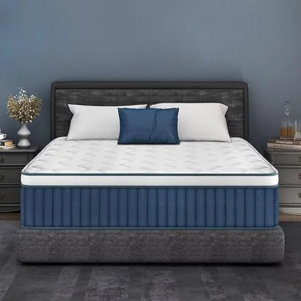 inight 12 inch full size hybrid gel memory foam mattress