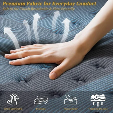 2025 upgrade inight hybrid mattress with durable individual pocket springs