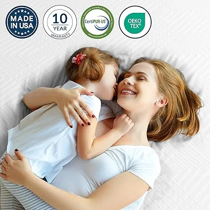 Fiberglass free medium firm foam mattress by IULULU