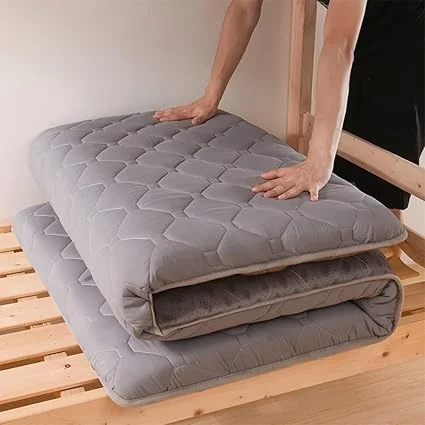Gray JINGTAOO Japanese futon floor mattress for portable sleeping