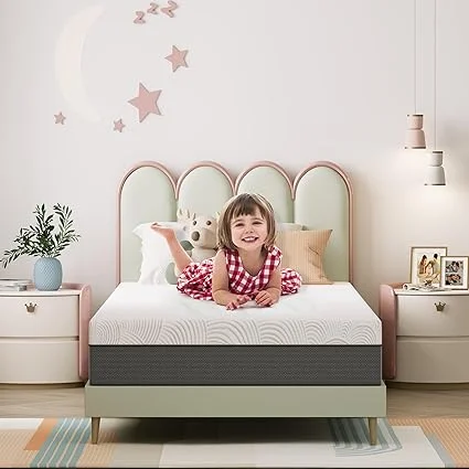 Memory foam mattress designed for cool sleep and temperature regulation