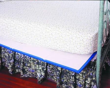Adjustable JUMBL bed frame in a space-saving design for easy storage and setup