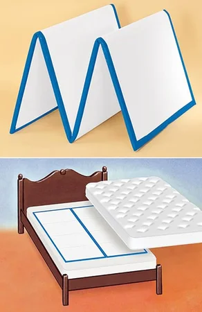 JUMBL folding bed boards with sturdy wooden slats for enhanced mattress support