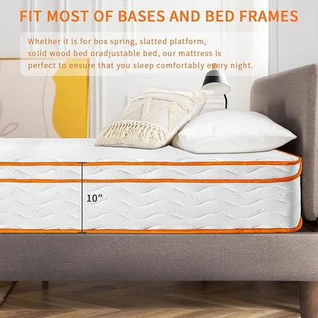 Unboxing and setting up KBQ king size hybrid mattress