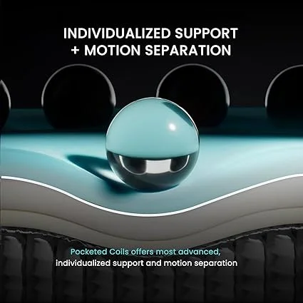 Fiberglass-free KELTFOS mattress with breathable fabric cover