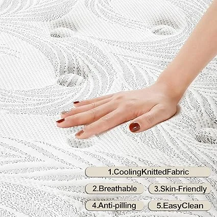 KOW full mattress compressed in a box for easy delivery and setup