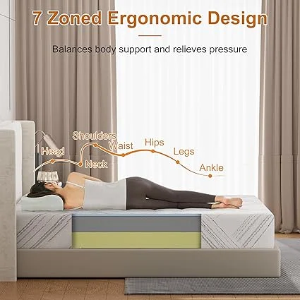 KOW memory foam mattress in a bed-in-box for convenient setup